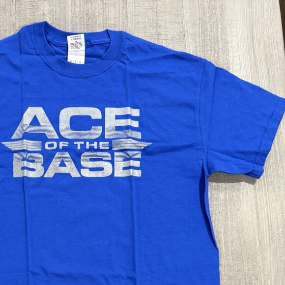 US Air Force USAF “Ace Of The Base” Blue Tee T-Shirt - Size Medium M - NEW! - Picture 5 of 5